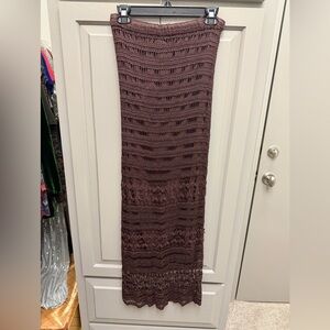 Chico's Deep Brown Maxi Skirt